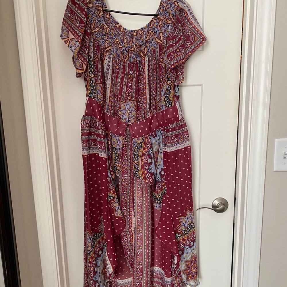 Chiffon Hi Low Duster